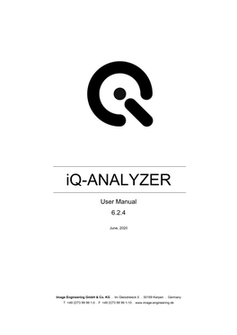 Iq-Analyzer Manual