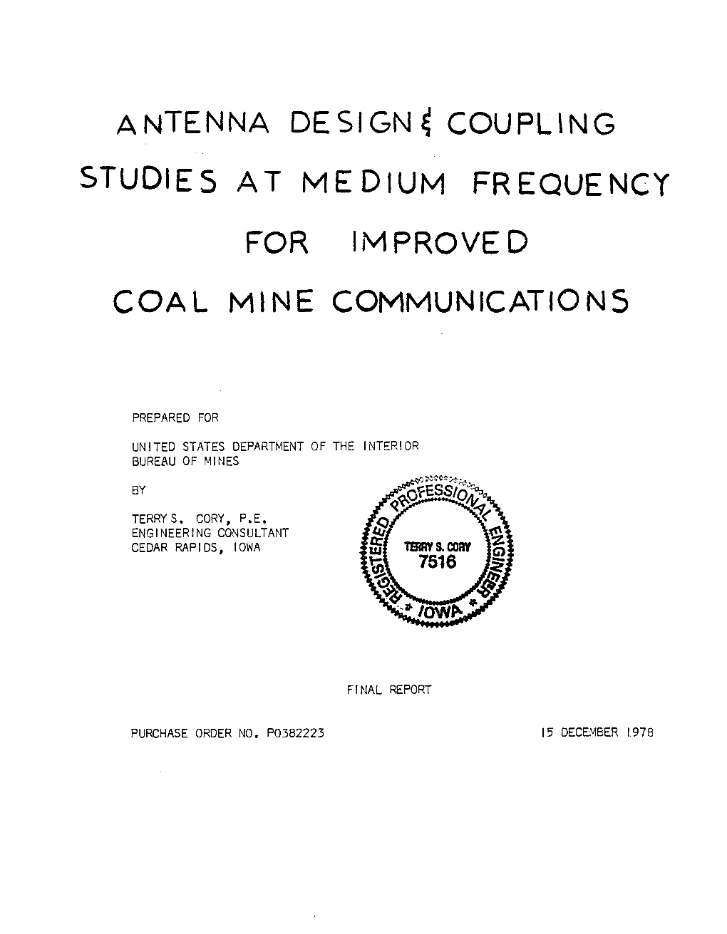 Antenna Design & Coupling Studies at Medium Frequency for Lmproved