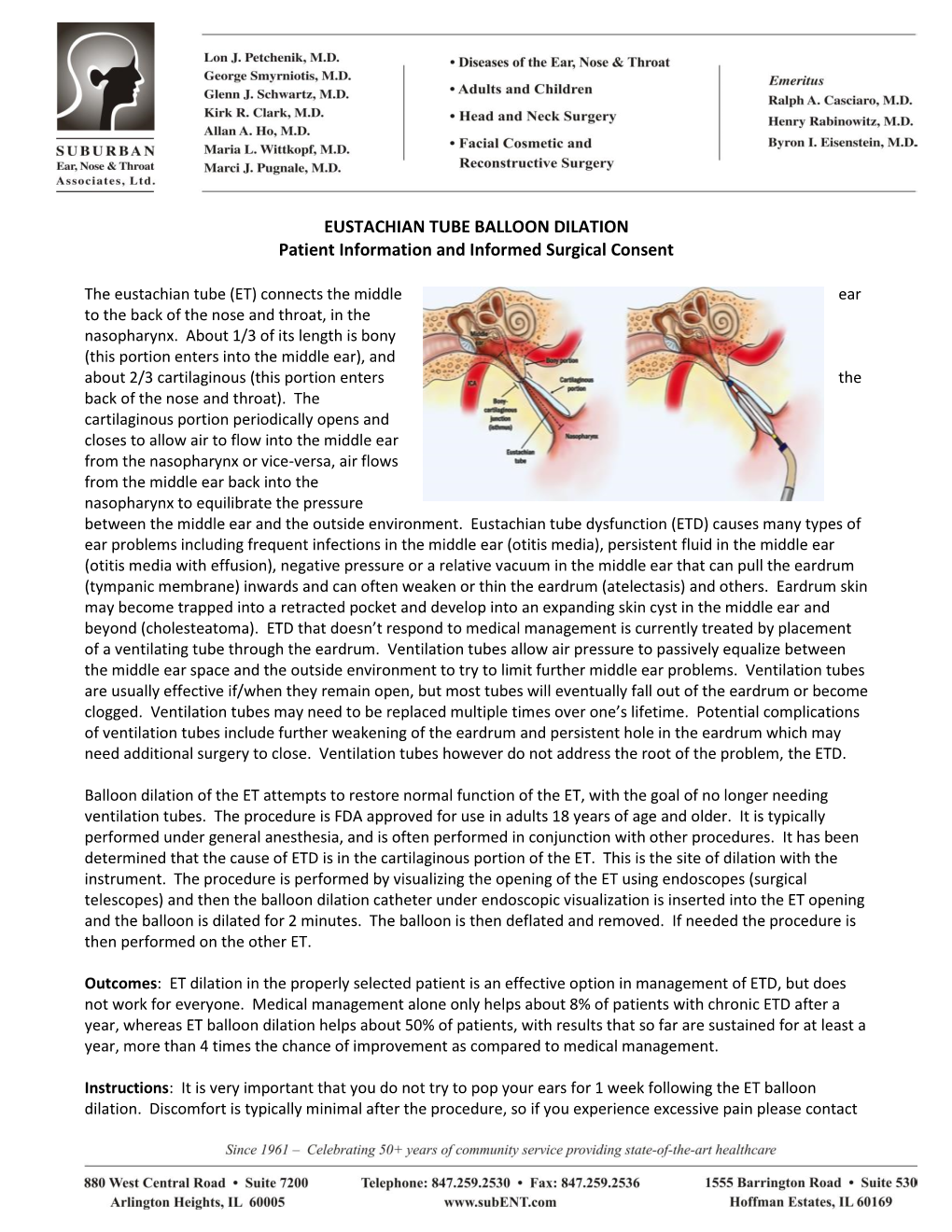 Eustachian Tube Dysfunction