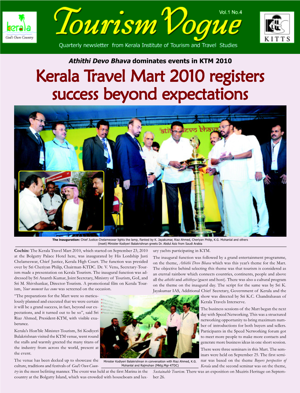 Kerala Travel Mart 2010 Registers Ravel Mart 2010 Registers Success Beyond E Success Beyond Expectations Xpectations