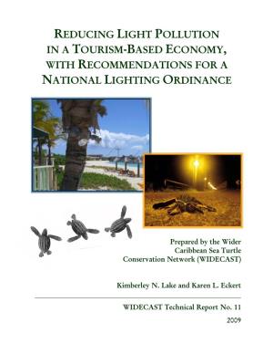 Reducing Light Pollution in a Tourism-Based Economy, with Recommendations for a National Lighting Ordinance