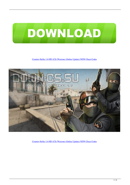 Counterstrike 16 HD CS Warzone Online Update NEW Cheat Codes