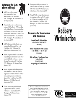 Robbery Victimization