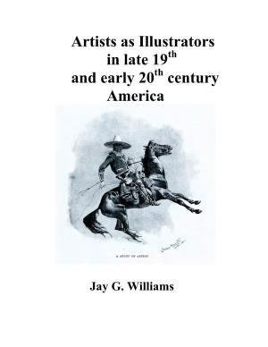 Artists As Illustrators in Late 19 and Early 20 Century America