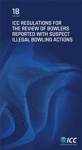 ICC Illegal Bowling Regulations