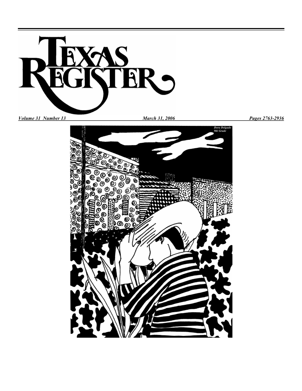 Texas Register V.31 No.13