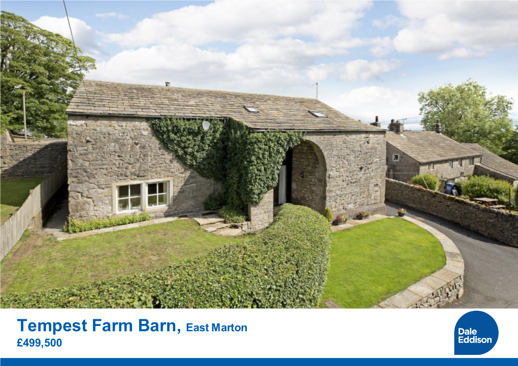 Tempest Farm Barn, East Marton