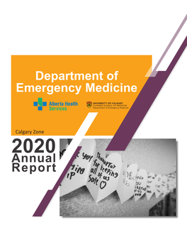 Department of Emergency Medicine Annual Report