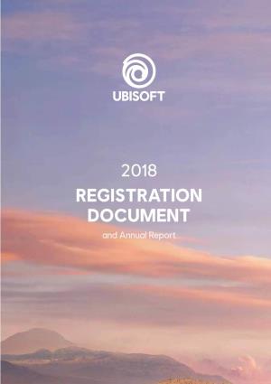 REGISTRATION DOCUMENT and Annual Report Contents