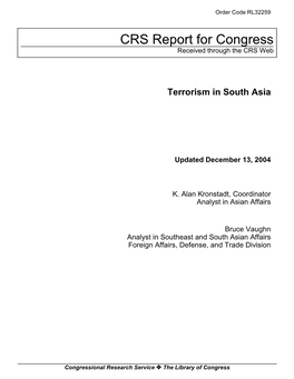 Terrorism in South Asia