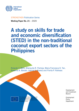 In the Non-Traditional Coconut Export Sectors of the Philippines