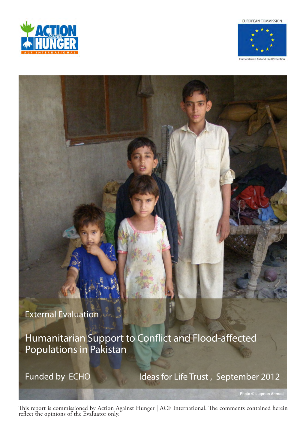 Humanitarian Support to Conflict and Flood-Affected Populations in Pakistan