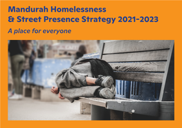 Mandurah Homelessness & Street Presence Strategy 2021-2023