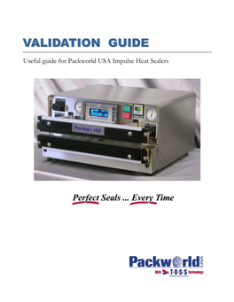 Validation Guide for Medical Packaging