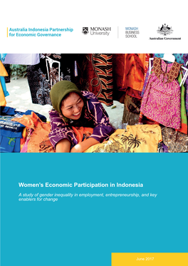 Women's Economic Participation in Indonesia