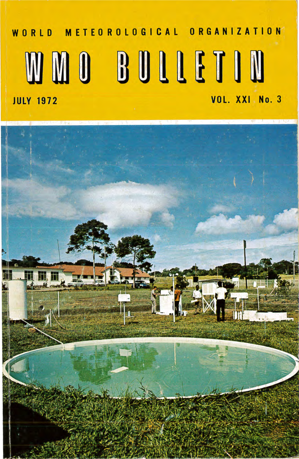 WMO Bulletin, Volume XXI, No. 3: July 1972