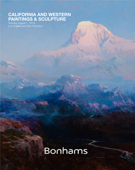 California and Western Paintings & Sculpture