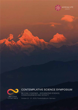 Contemplative Science Symposium Beyond Confines - Integrating Science, Consciousness and Society