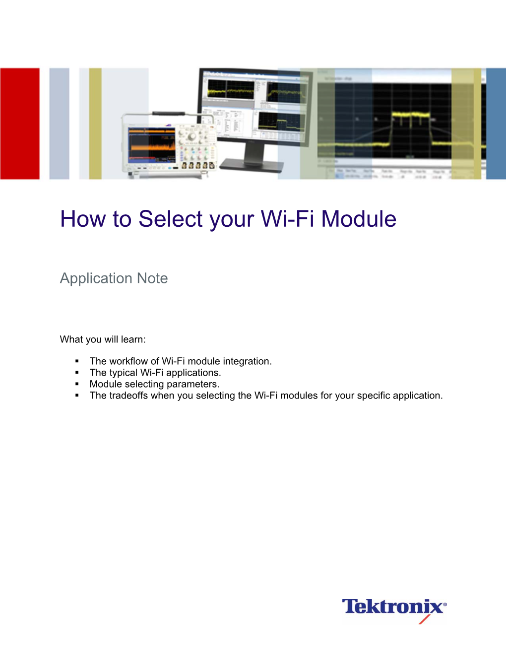 How to Select Your Wi-Fi Module