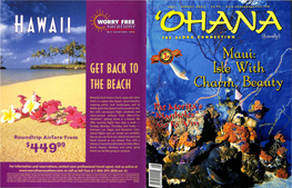 MOVING to OR from HAWAII? (Weather Permitting) Starting April 22, 2003