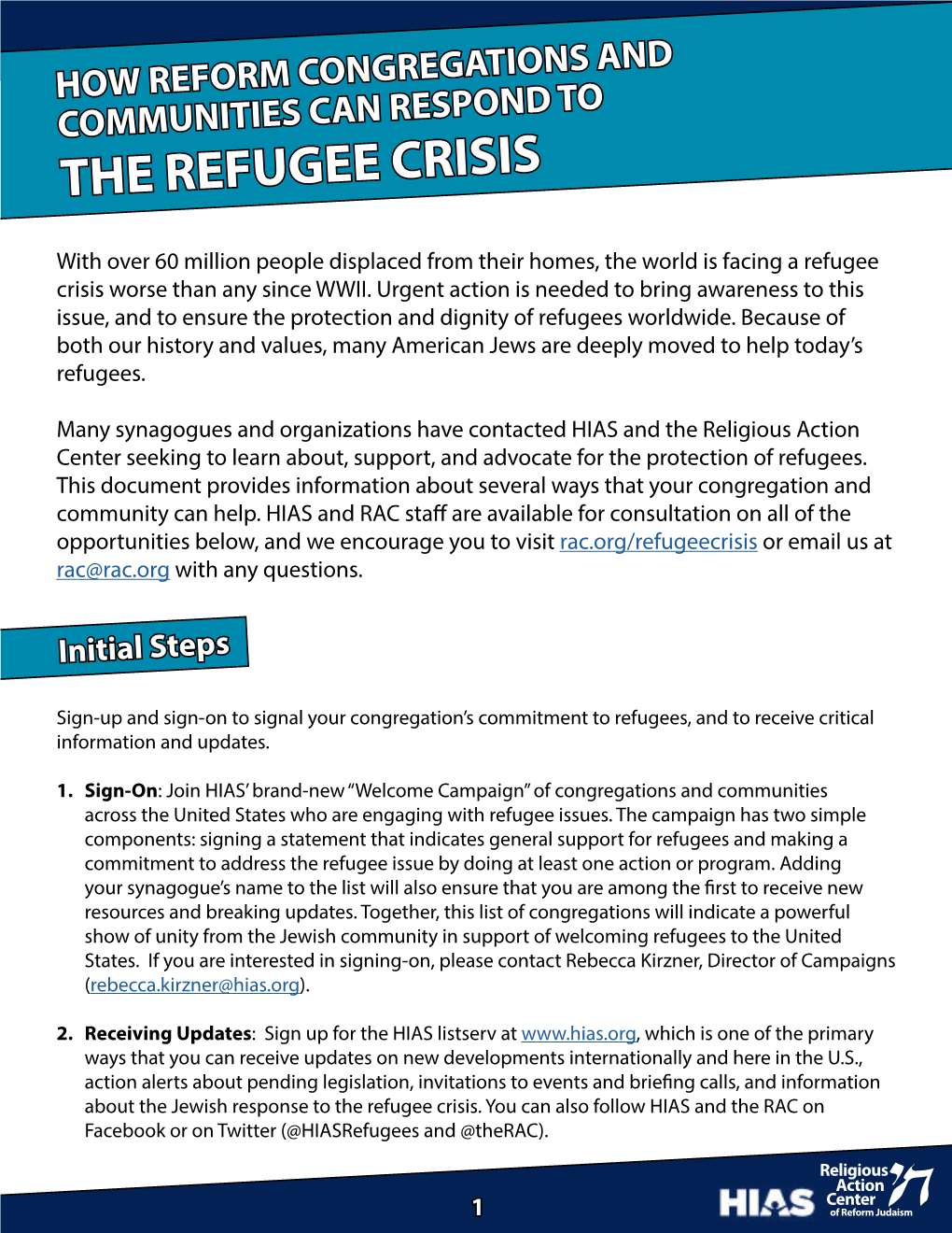 The Refugee Crisis