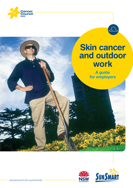 Skin Cancer and Outdoor Work a Guide for Employers