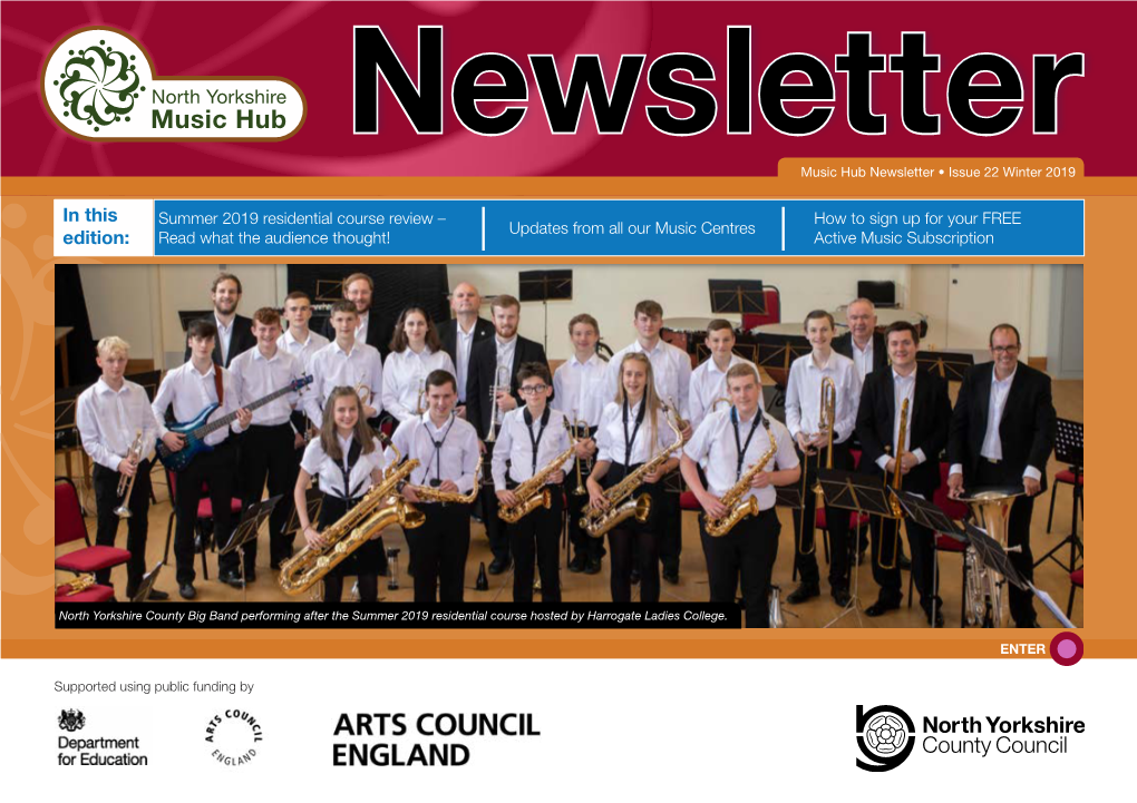 Music Hub Winter 2019 Enewsletter.Pdf