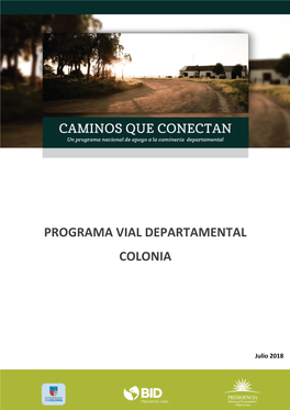 Programa Vial Departamental Colonia
