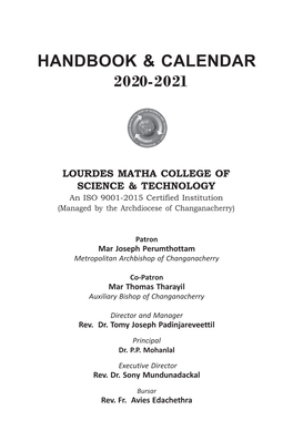 Lourd Matha Hand Book 2020-21.Pmd