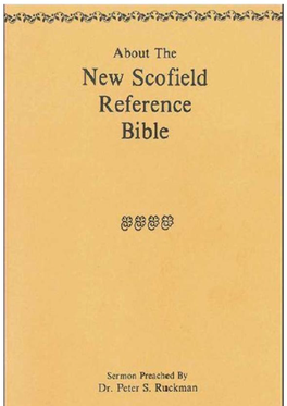 About the New Scofield Reference Bible