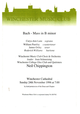 1996 Nov Programme