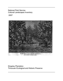 Kingsley Plantation, Timucuan Ecological and Historic Preserve (TIMU), March 1996, SEAC Accession #1217