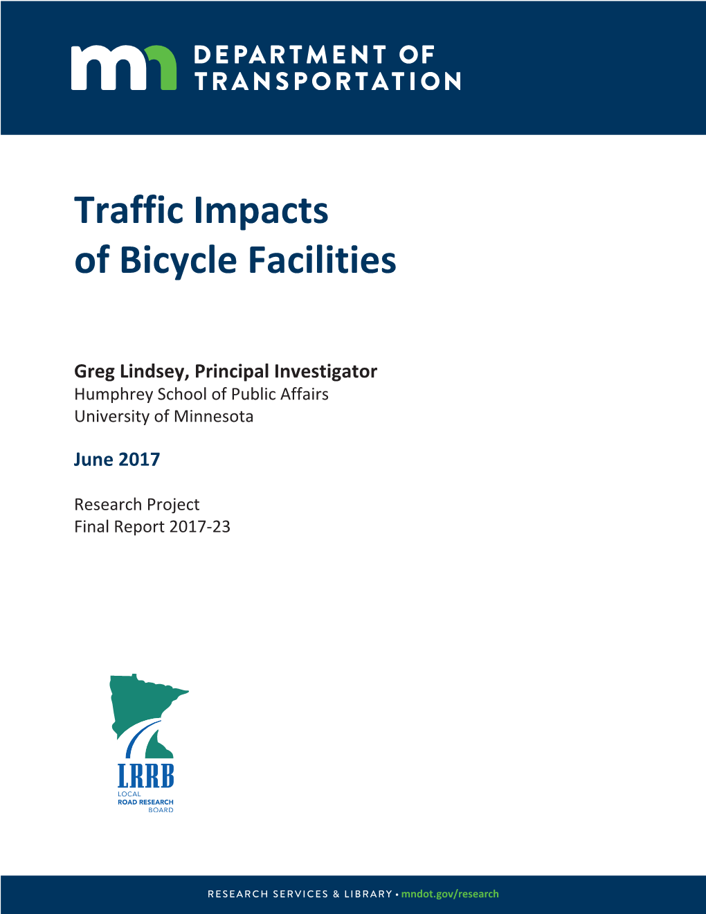 Traffic Impacts of Bicycle Facilities