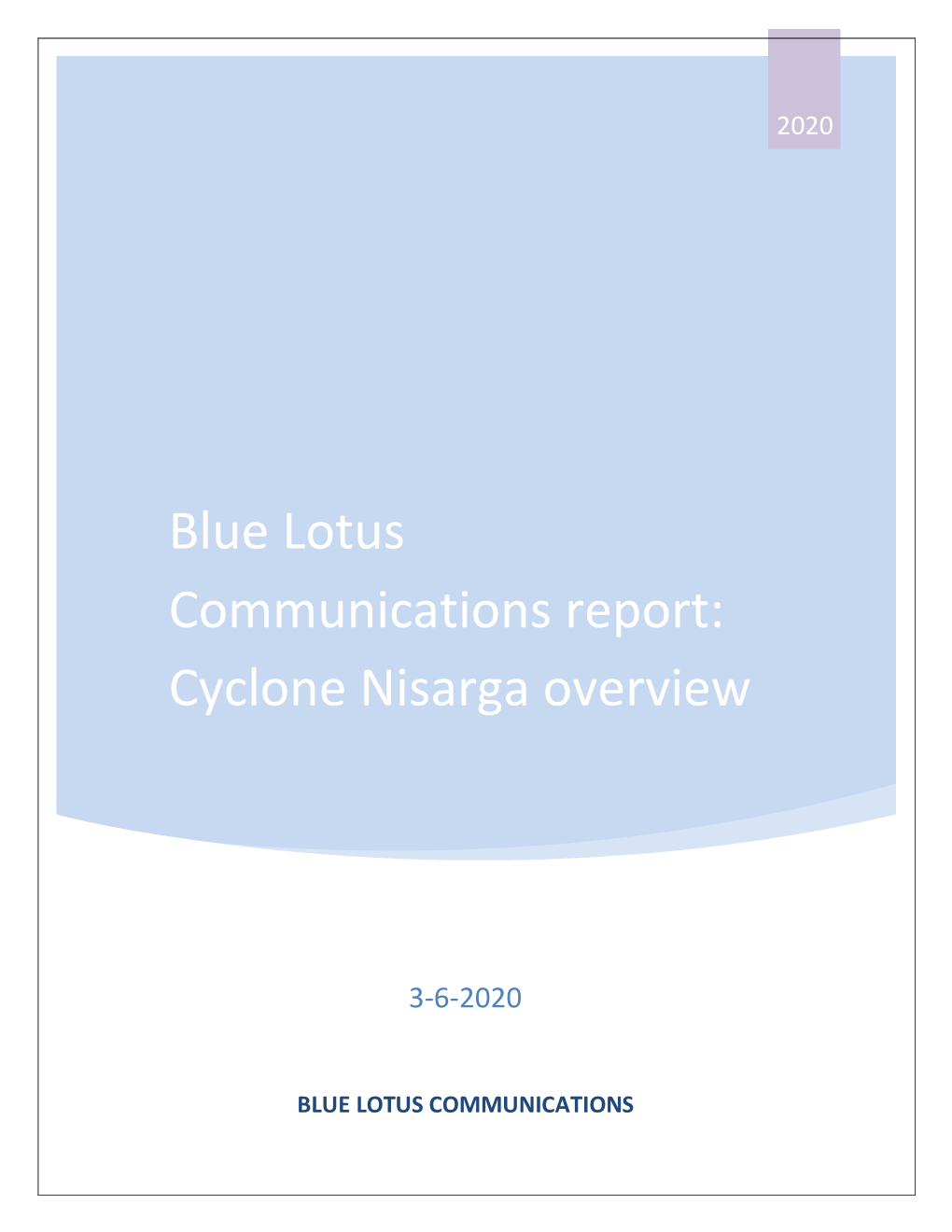 Cyclone Nisarga Overview