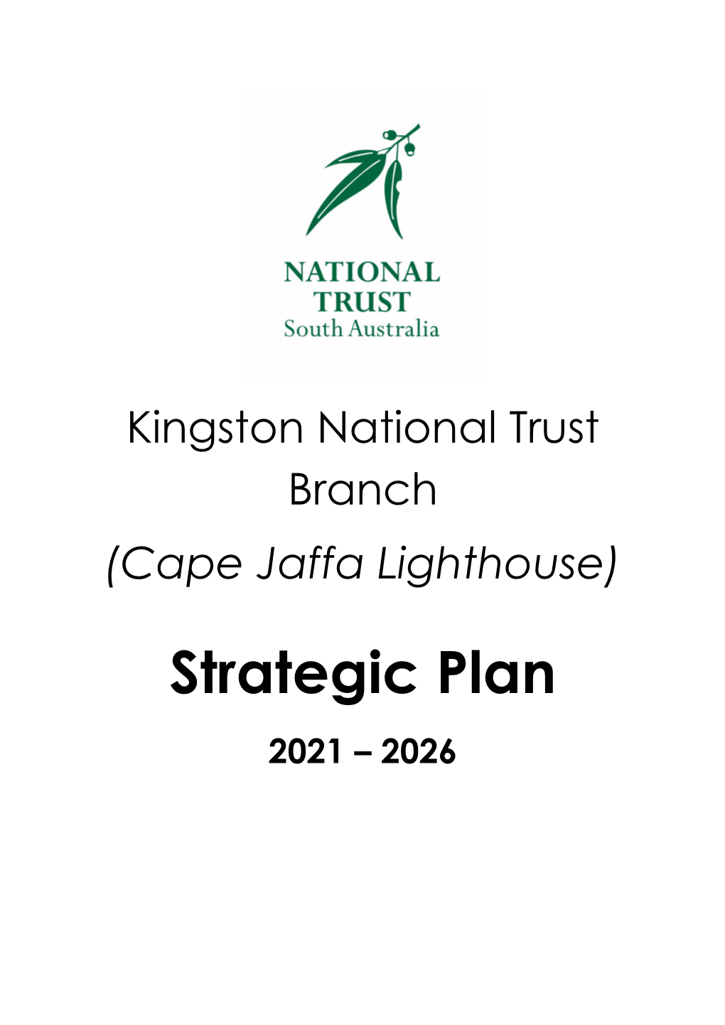 Strategic Plan 2021 – 2026