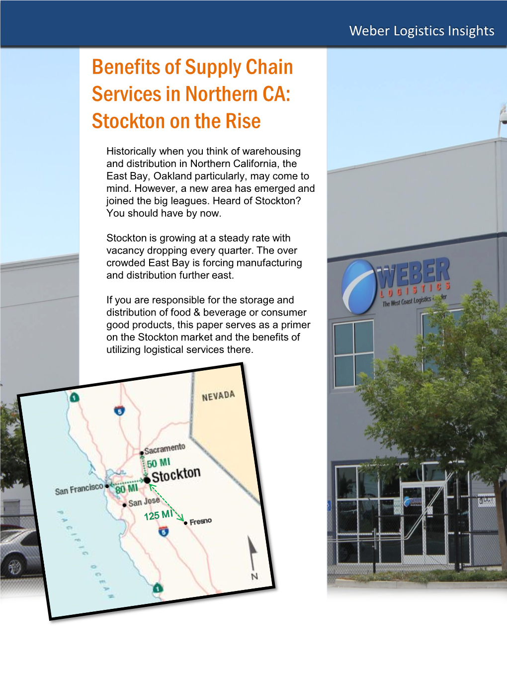 Benefits of Supply Chain Services in Northern CA: Stockton on the Rise