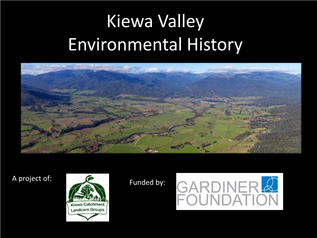 Kiewa Valley Environmental History