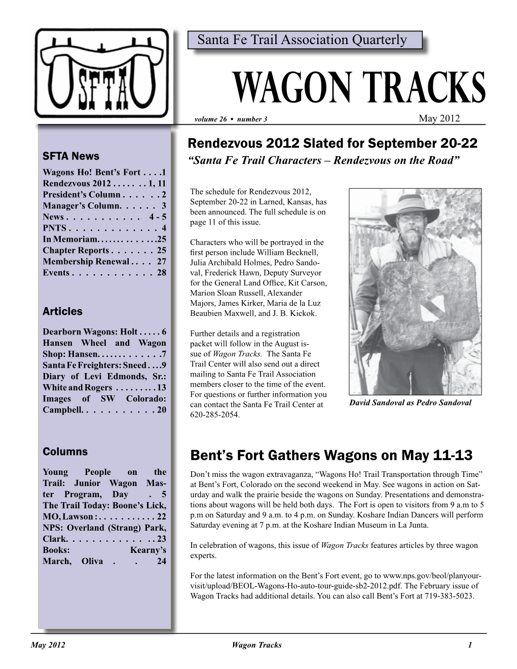 Bent's Fort Gathers Wagons on May 11-13