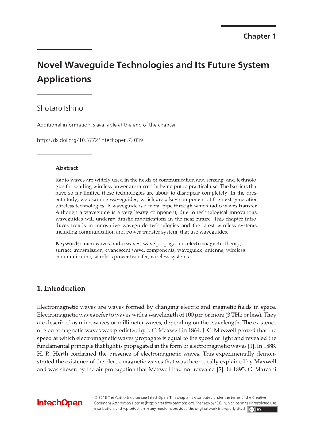 Novel Waveguide Technologies and Its Future System Applicationsnovel Waveguide Technologies and Its Future System Applications