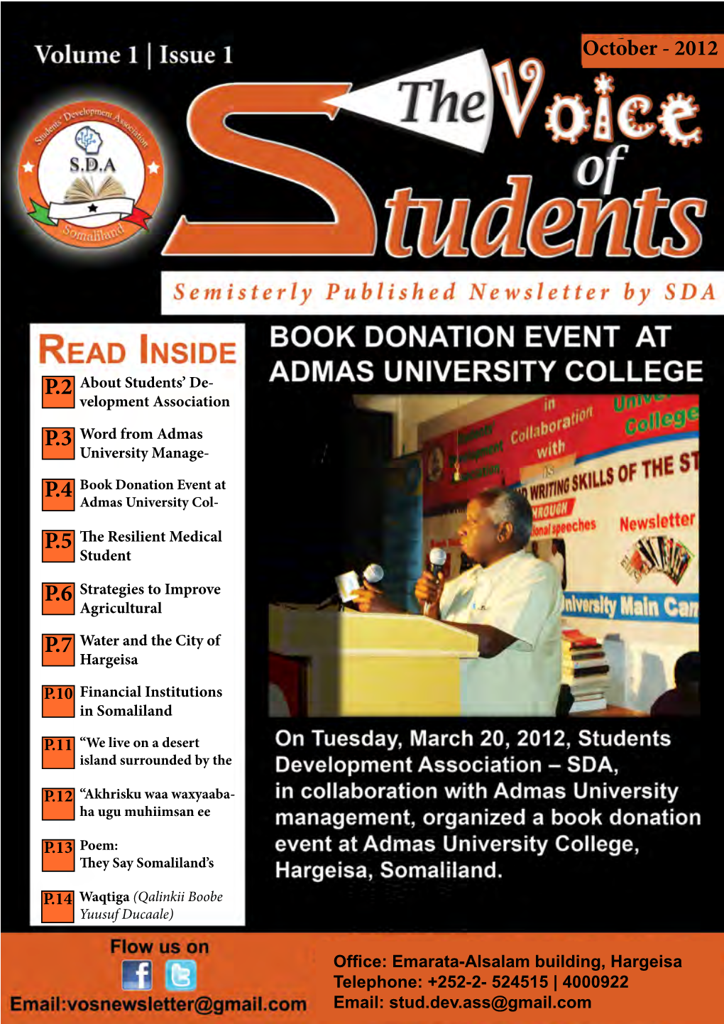 The Voice of Students Newsletter