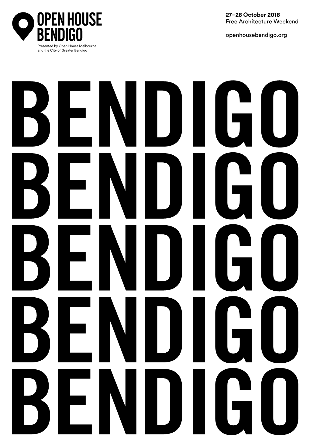 27–28 October 2018 Free Architecture Weekend Openhousebendigo.Org