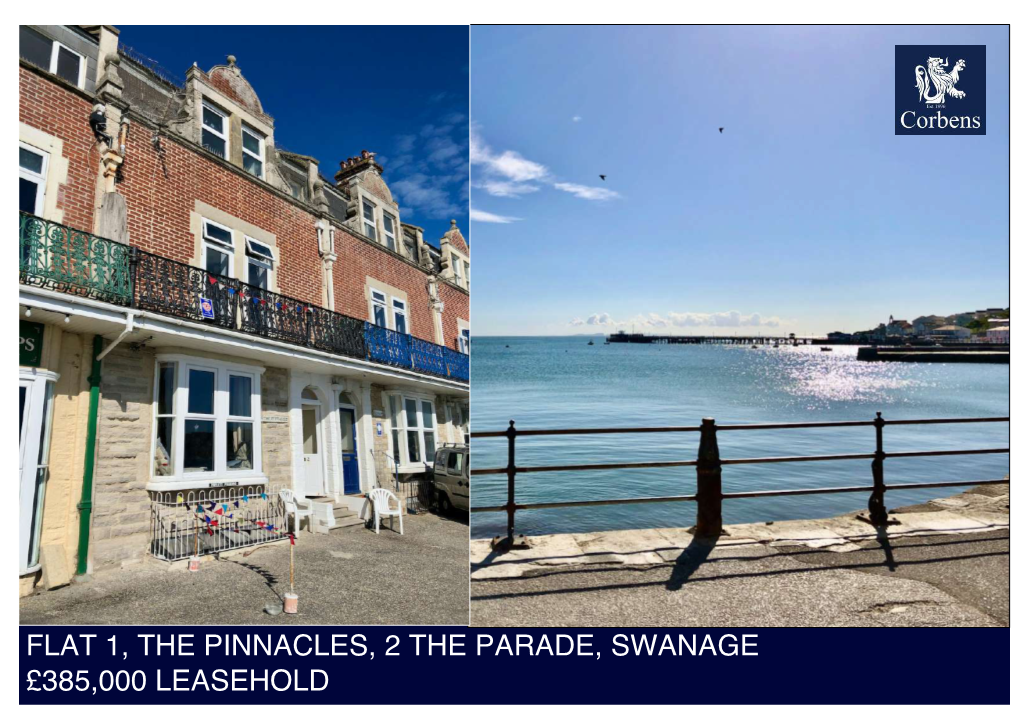 Flat 1, the Pinnacles, 2 the Parade, Swanage £385,000