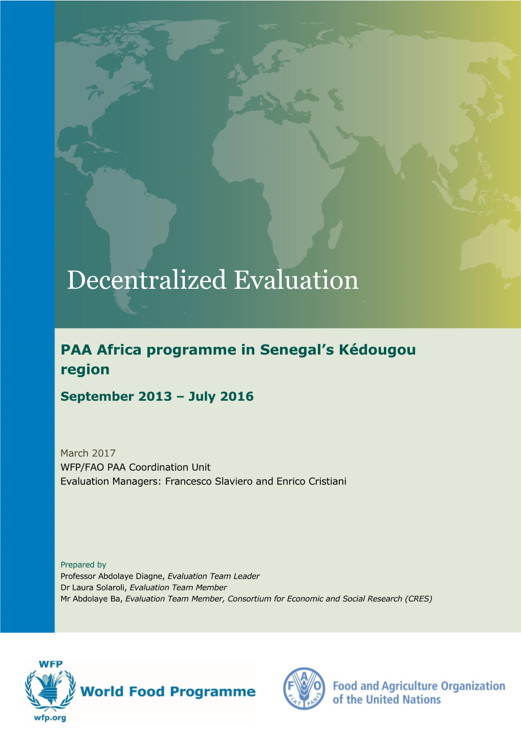 PAA Africa Programme in Senegal's Kédougou Region