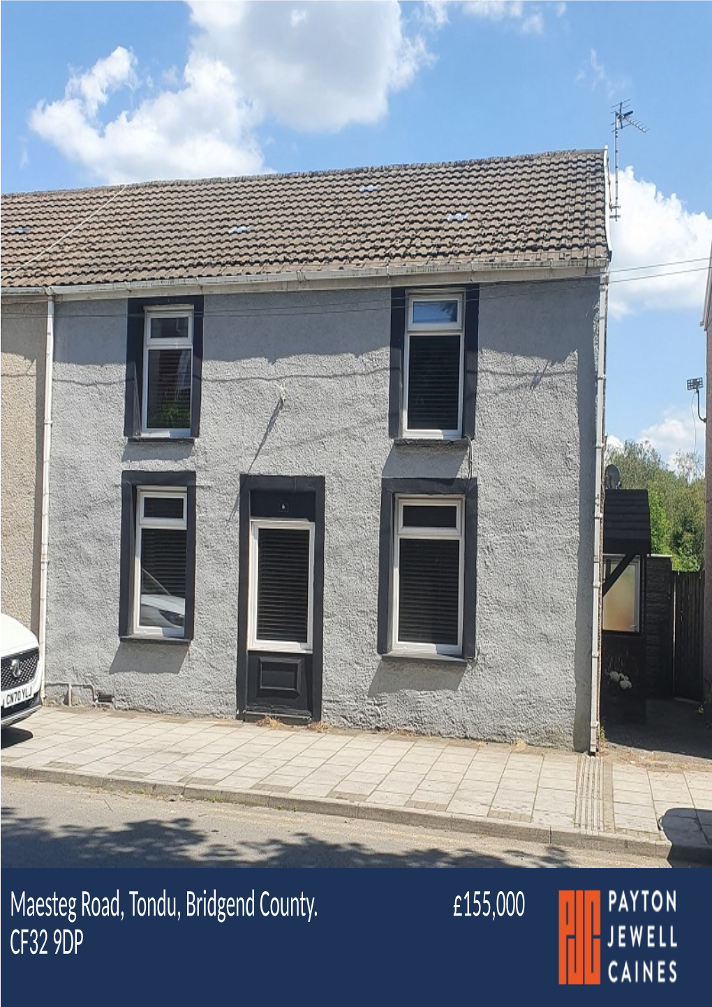 Maesteg Road, Tondu, Bridgend County. CF32 9DP £155,000