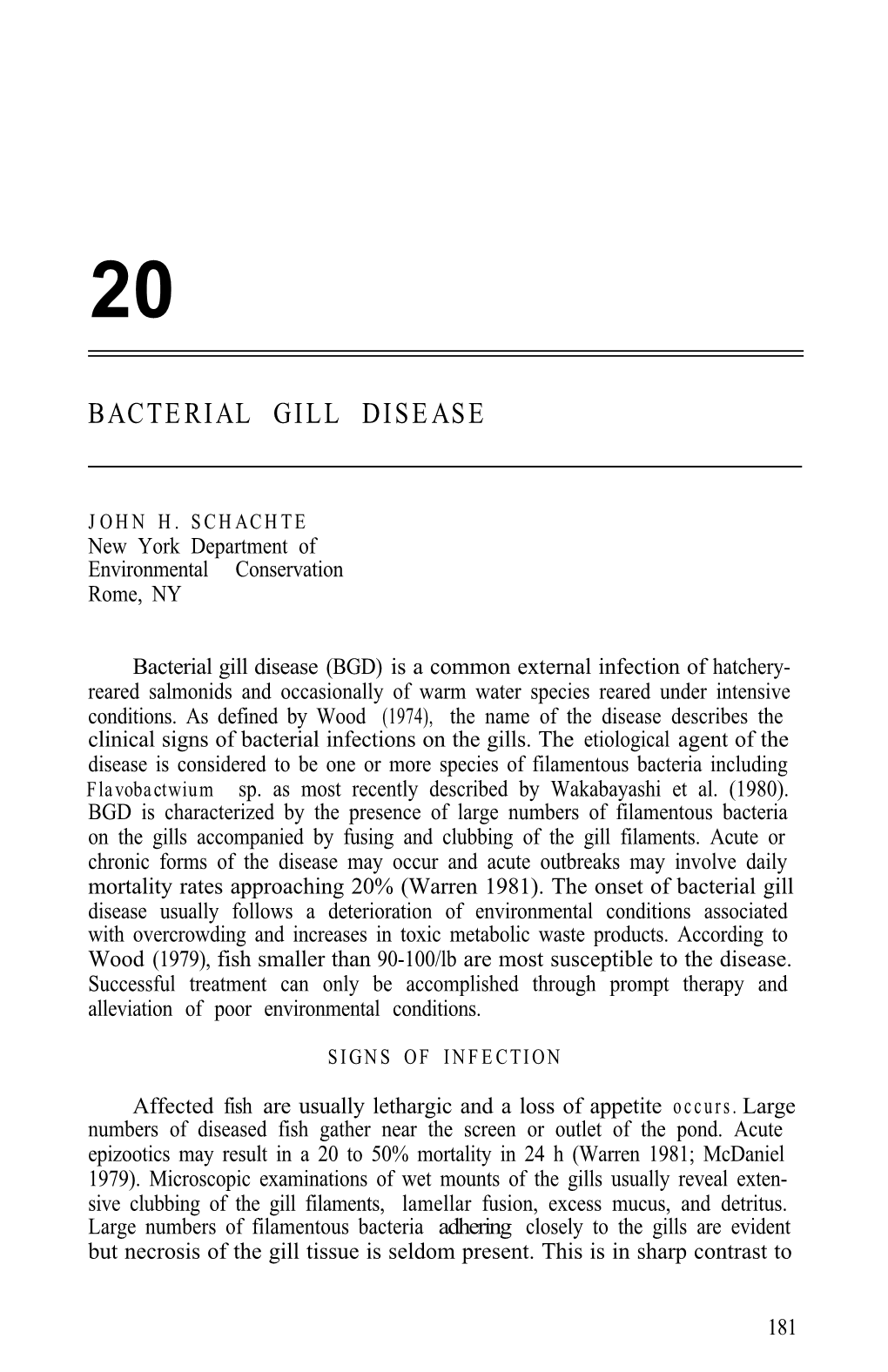 Bacterial Gill Disease