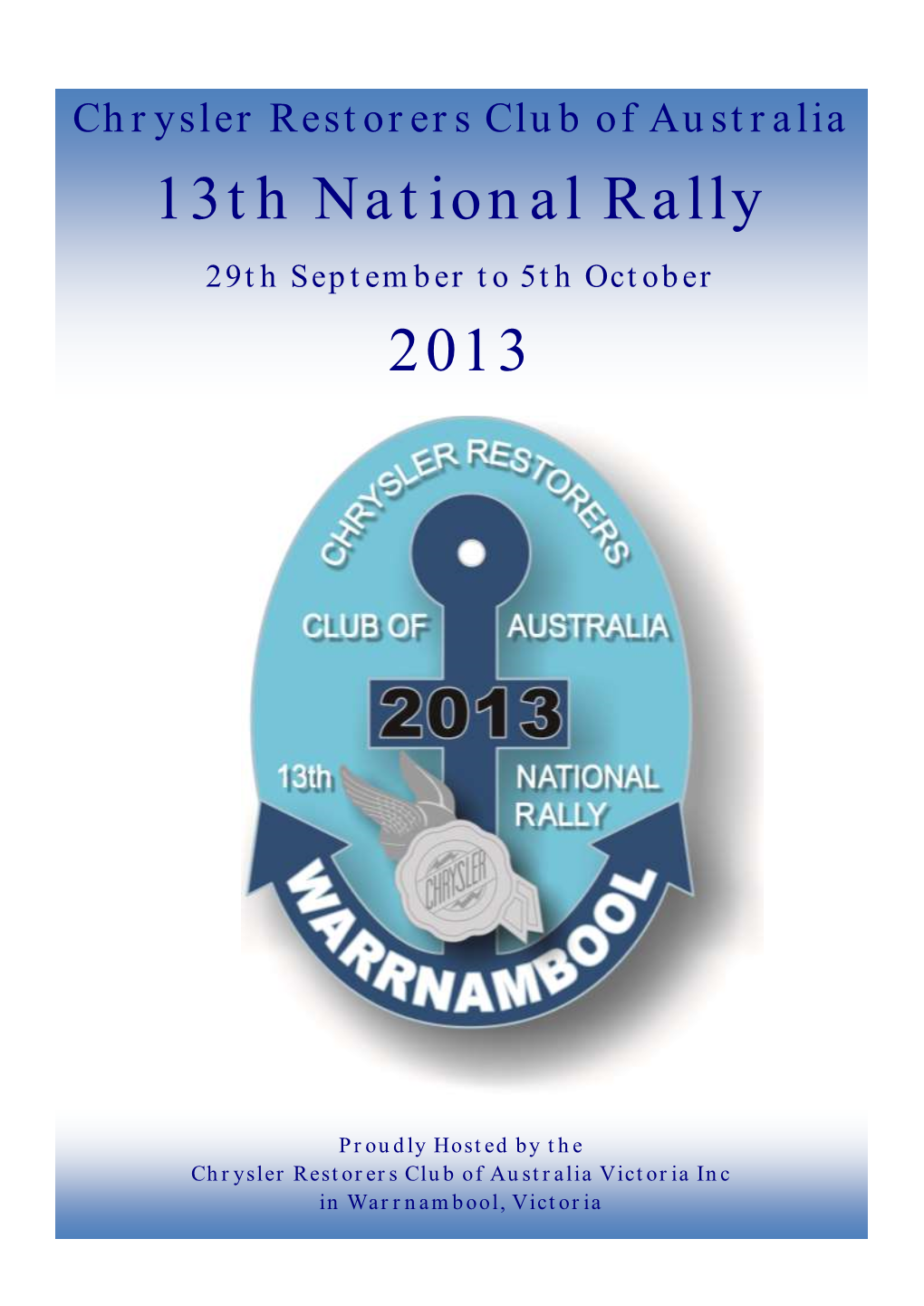 13Th National Rally 2013