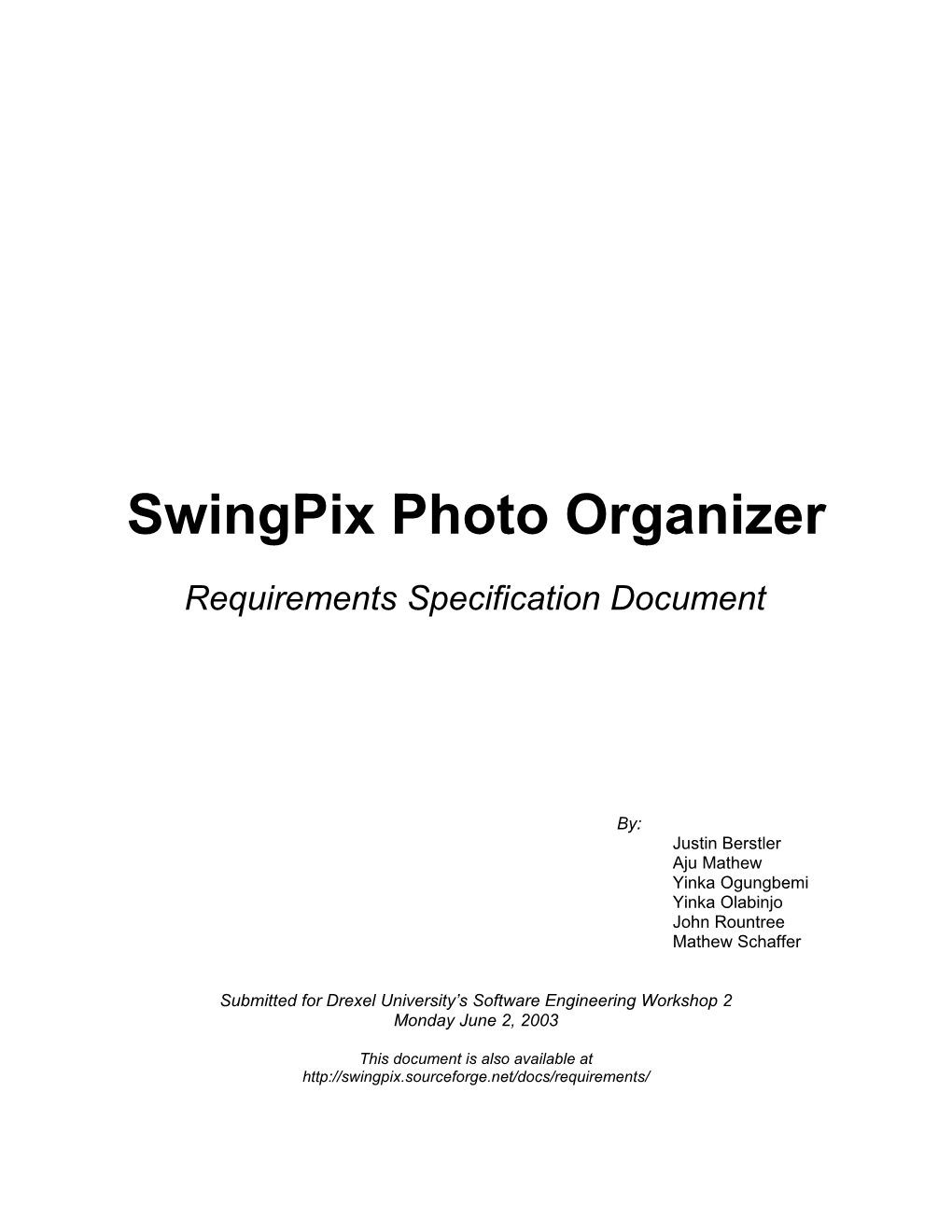 Swingpix Photo Organizer