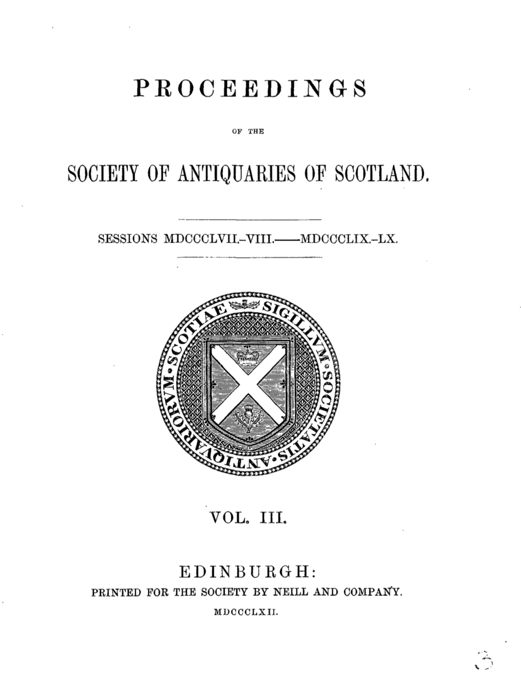 Pboceedings Society of Antiquaries of Scotland