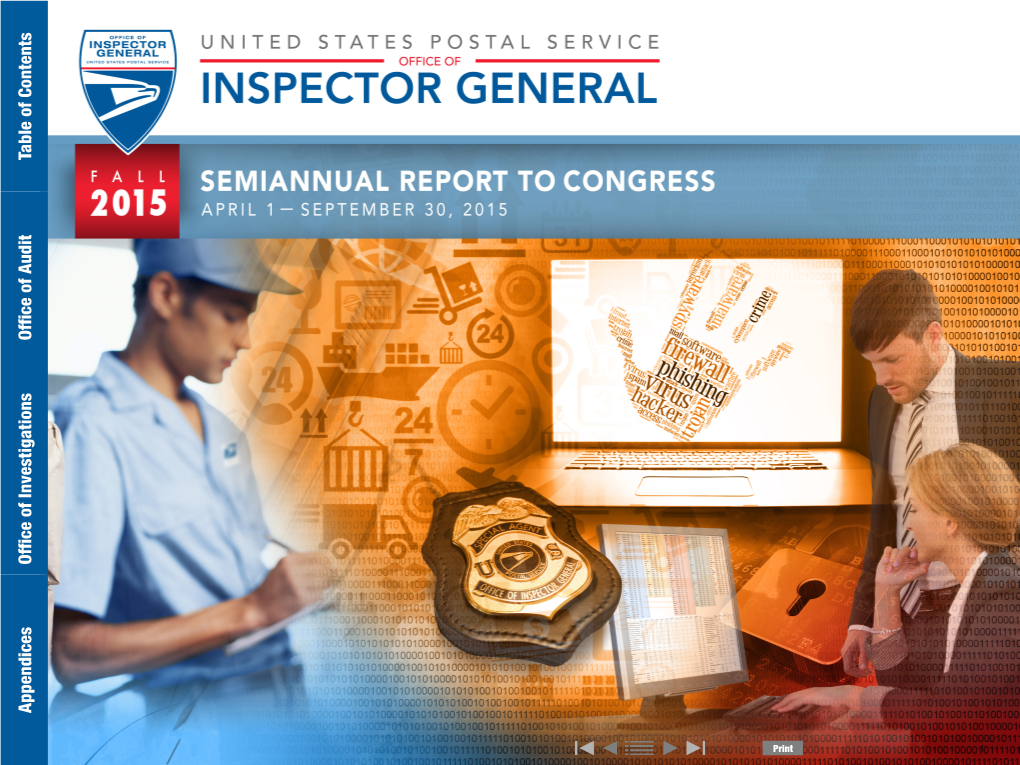 United States Postal Service Office of Inspector General Semiannual