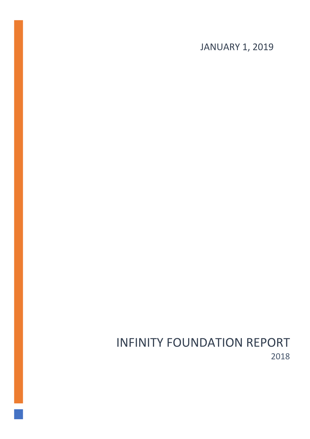 Infinity Foundation Annual Report 2018